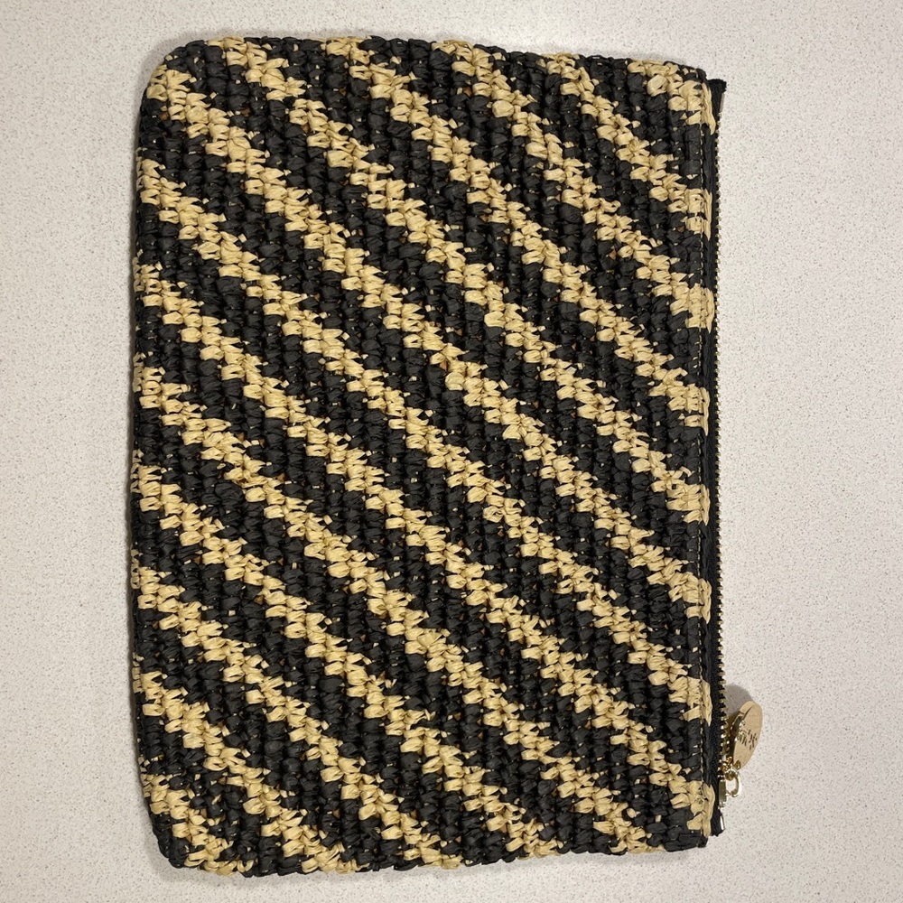 NWOT Stoney Clover Lane Woven Flat Pouch